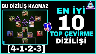 OYUNUN EN İYİ 10 TOP ÇEVİRME OYUNU DİZİLİŞİ 4123 NASIL SEÇİLİR EFOOTBALL 24 MOBİLE [upl. by Roseline]