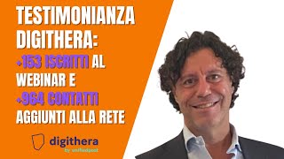 Oltre 150 iscritti al webinar  Testimonianza Digithera [upl. by Christophe]