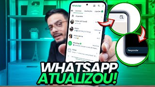 ✨Atualizou✨WhatsApp LANÇOU 2 Novidades  2024 [upl. by Aissak]