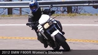 MotoUSA Womens Shootout 2012 BMW F800R [upl. by Nifares]