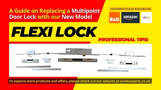 Replacing Multipoint Door Locks Using the New Flexi Lock  No Cutting Just Stretch amp Fix [upl. by Nnaycart203]