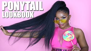 You Need These 15 Hairstyles How to Slay CHEAP Drawstring Ponytail [upl. by Rehtnug771]