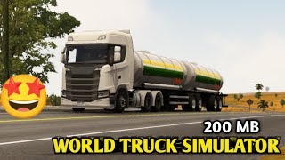 BEST TRUCK SIMULATOR GAME FOR ANDROID🤩WTDS UNDER 200 MB [upl. by Lleynod]