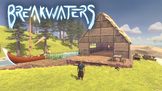 FARMS amp BASE IMPROVEMENTS  INSANE WATER SURVIVAL BOATS  Breakwaters Closed BETA LIVE Gameplay [upl. by Beatrix]