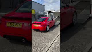 Here is our exceptional Mk1 Audi TT Quattro 32 V6 Coupe with just 21728 miles being loaded audi [upl. by Kathi296]