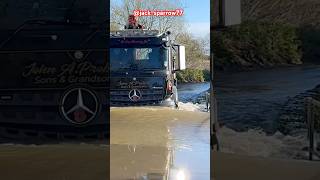 Lorry vs flood [upl. by Ahs]