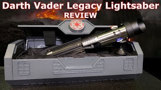 Star Wars Galaxys Edge  Darth Vader Legacy Lightsaber Review [upl. by Gnuhn]