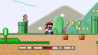 Super Mario Flash Version 2 Goomba Valley Level 1 OST HQ [upl. by Adnuhsed]