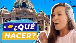 24 HORAS EN MELBOURNE AUSTRALIA  ¿QUÉ HACER ¿QUÉ VER  Acá en Australia [upl. by Atilrep]