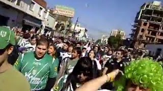 Hinchada de Banfield Caravana a la cancha de Lanus  Clausura 2012 [upl. by Enomor63]