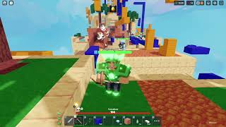 30V30 MATCH  CRYPT KIT GAMEPLAY  BEDWARS ROBLOX PITOUGAMING777 [upl. by Trix213]