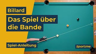 Spielanleitung Billard  Das Spiel über die Bande [upl. by Ahsenal187]