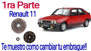 Cambiando embrague Renault 11 1ra Parte [upl. by Aneris]