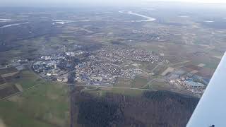 Flug mit der Piper Archer II FreiburgBreisgau  Schwarzwald amp Region [upl. by Anilet]