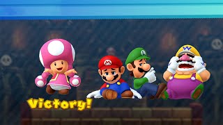 Toadette Mario Party 10 Minigames  Toadette vs Mario vs Luigi vs Wario [upl. by Irihs245]