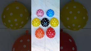 6 PolkaDot water colorful balloons popping reverse video asmr balloonpop balloonpopping [upl. by Nnylkcaj262]