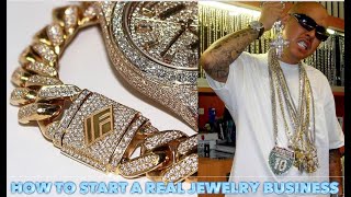 HOW TO START A JEWELRY BUSINESS WITH 1000 LIKE BEN BALLER AND TV JOHNNY  REAL GOLD AND DIAMONDS [upl. by Chen571]