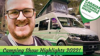 NEC Caravan Camping And Motorhome Show 2022  SHOW HIGHLIGHTS [upl. by Anuahsat938]