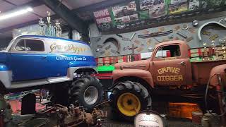 Grave Digger Museum out at Diggers Dungeon in Poplar BranchNC 2023 SO BADASS [upl. by Annauqahs]