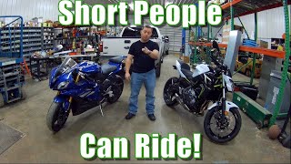 Short and want a motorcycle  Insight from an actual short rider [upl. by Tega]