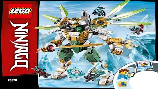 LEGO instructions  Ninjago  70676  Lloyds Titan Mech [upl. by Seaver]