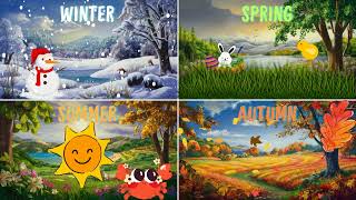 Seasons  An educational song for children  KidzBeats [upl. by Ronaele]