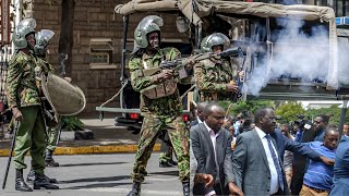 DRAMA AS RAILA IS BLOCKED AND CHASED AWAY BY POLICE FROM ENTERING ATHI RIVER MAVOKO DEMOLITION SITE [upl. by Ellette678]