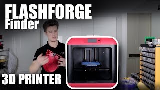 FlashForge Finder 3D Printer Review  The easiest cheapest 3D Printer [upl. by Ellesirg]