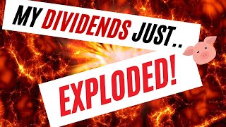 My Biggest Ever Monthly Dividend Passive Income [upl. by Derian]