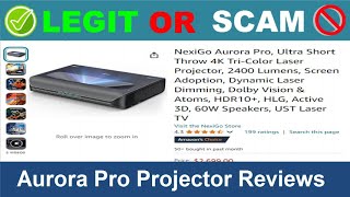 Aurora Pro Projector Reviews  Oct 2024 Beware of Scam Watch Now [upl. by Liahus406]