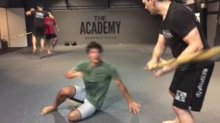 MARTIN WHEELER SYSTEMA  Long stick grappling drill [upl. by Markson]