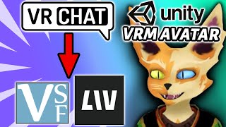 How to Convert a VRChat avatar to vrm for VSeeFace LIV Beat Saber and many other VTuber apps [upl. by Dez150]