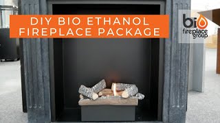 DIY Bioethanol Fireplace Package  how to make your own bioethanol fireplace  Bio Fireplace Group [upl. by Arrotal451]