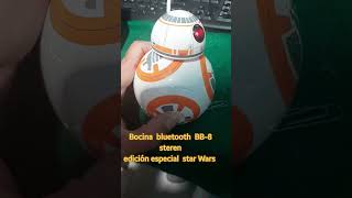 Bocina bluetooth BB8 Steren EDICIÓN ESPECIAL STAR WARS [upl. by Neenad]