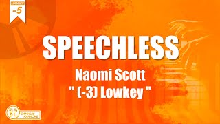 Speechless  Naomi Scott Karaoke 5 Lowkey from Aladdin  CAMHUISKARAOKE [upl. by Atekahs834]