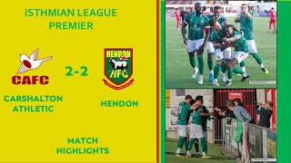 CARSHALTON 22 HENDON  Highlights 19 October 2024 [upl. by Millburn735]