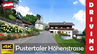 Driving in Austria 30 Pustertaler Hohenstrasse  East Tyrol  4K 60fps [upl. by Syl]