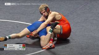 157lbs Cael Swensen South Dakota State vs Teague Travis Oklahoma State [upl. by Elinor]