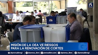 OEA alerta por riesgo de elegir magistrados de justicia tachados como quotactores antidemocráticosquot [upl. by Sherer]