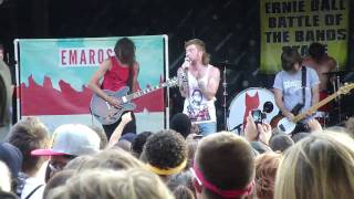 Emarosa  A Toast to the Future Kids Live 2010 Warped Tour [upl. by Kcirtemed]