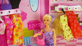 Barbie mainan 바비 인형 barbie Gaun Boneka Barbie Barbie new dress Gaun Baru Barbie Barbie doll shop [upl. by Elmajian]