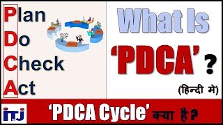 PDCA Cycle PlanDoCheckAct  Deming cycle Shewhart cycle and PDSA  हिन्दी मे [upl. by Chadd]