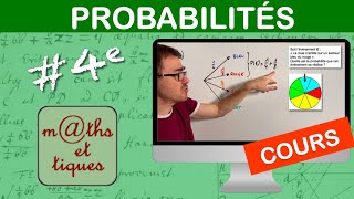 LE COURS  Probabilités  Quatrième [upl. by Ifen]