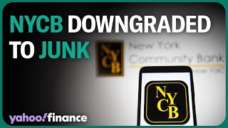 Regional bank NYCB downgraded to Junk [upl. by Ardekal]