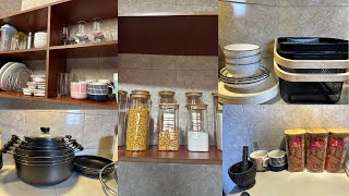 NEW KICTEN ITEMS KITCHEN ORGANIZATION amp DECLUTTER WITH ME  Home organization [upl. by Anaxor696]