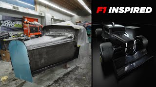 FORMULA 1 TESLA SWAPPED 32 FORD  Preparing the FE32 for Carbon Fiber  Making Molds  Ep 10 [upl. by Aleedis]