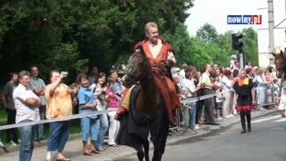 Daniel Olbrychski  Przejazd na koniu przez Racibórz [upl. by Xella]