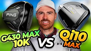 Ping G430 Max 10k vs TaylorMade Qi10 Max  THE BATTLE OF GOLFS MOST FORGIVING DRIVERS [upl. by Sapphera]