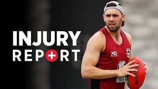 Injury Report Round 1 [upl. by Dann]