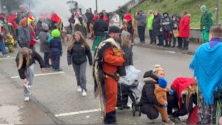 Umzug Donzdorf 07012024 letzter Part 4K Narrensprung Fasnetsumzug carnival parade [upl. by Aileduab]